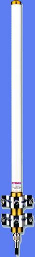 Antenex FG1483, 148-152 Mhz, Fiberglass OmniDirectional Antenna, 3 dBd Gain.
